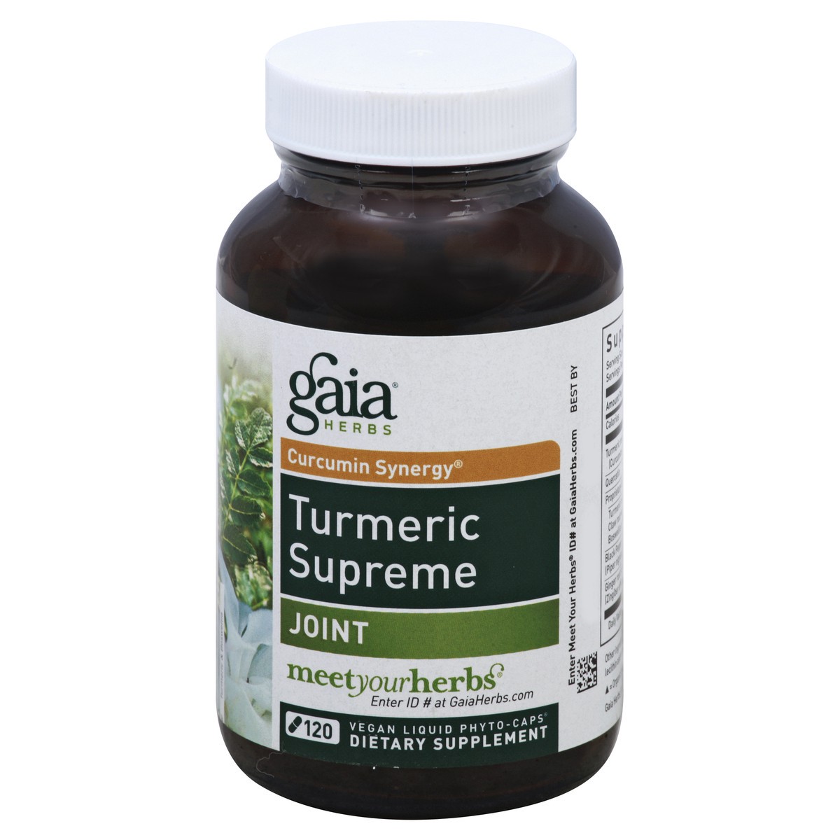 slide 1 of 10, Gaia Herbs Turmeric Supreme 120 ea, 1 ct