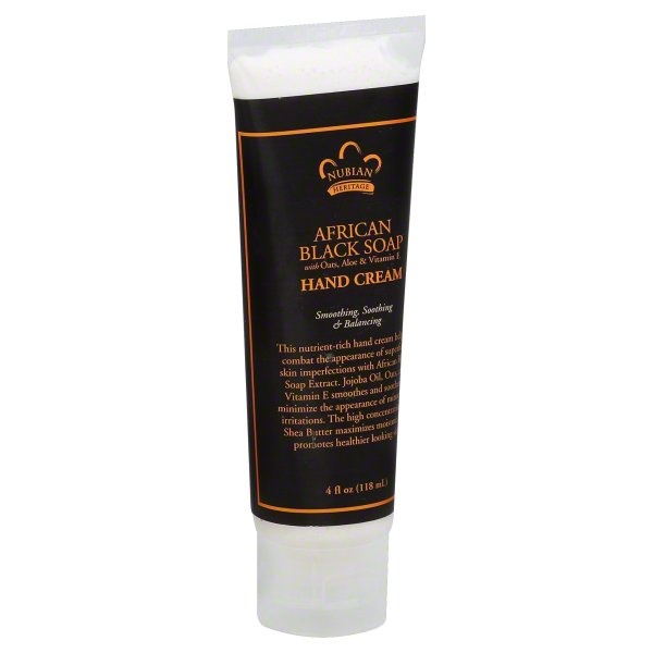 slide 1 of 1, Nubian Heritage Organic Aloe African Black Soap Hand Cream, 4 oz