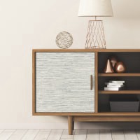 slide 7 of 17, Faux Grasscloth Peel & Stick Wallpaper, 1 ct