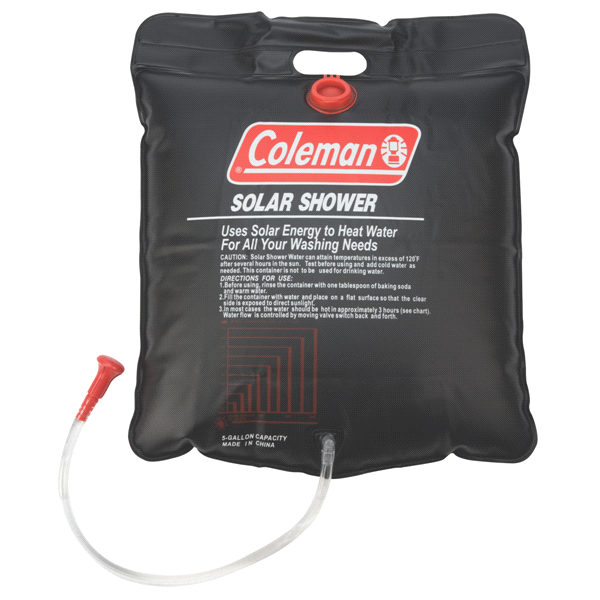slide 1 of 1, Coleman Solar Shower, 5 gal