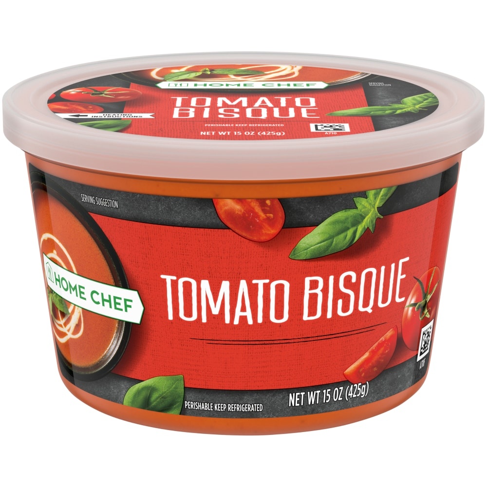 slide 1 of 1, Home Chef Creamy Tomato Bisque Soup, 15 oz