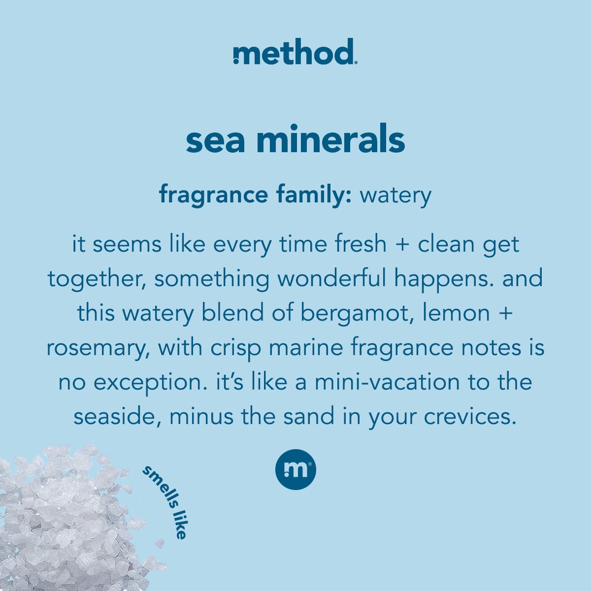 slide 6 of 6, method 10 -fl oz Sea Minerals Foaming Hand Soap, 1 ct
