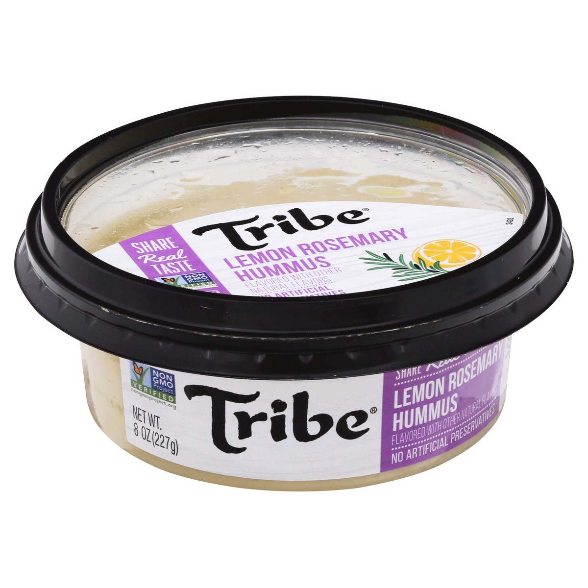 slide 2 of 12, Tribe Lemon Rosemary Hummus 8 oz, 8 oz