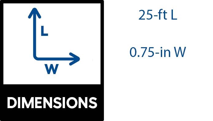 slide 3 of 5, Project Source 0.75-in x 25-ft Red oak Iron-on Veneer Edging, 1 ct