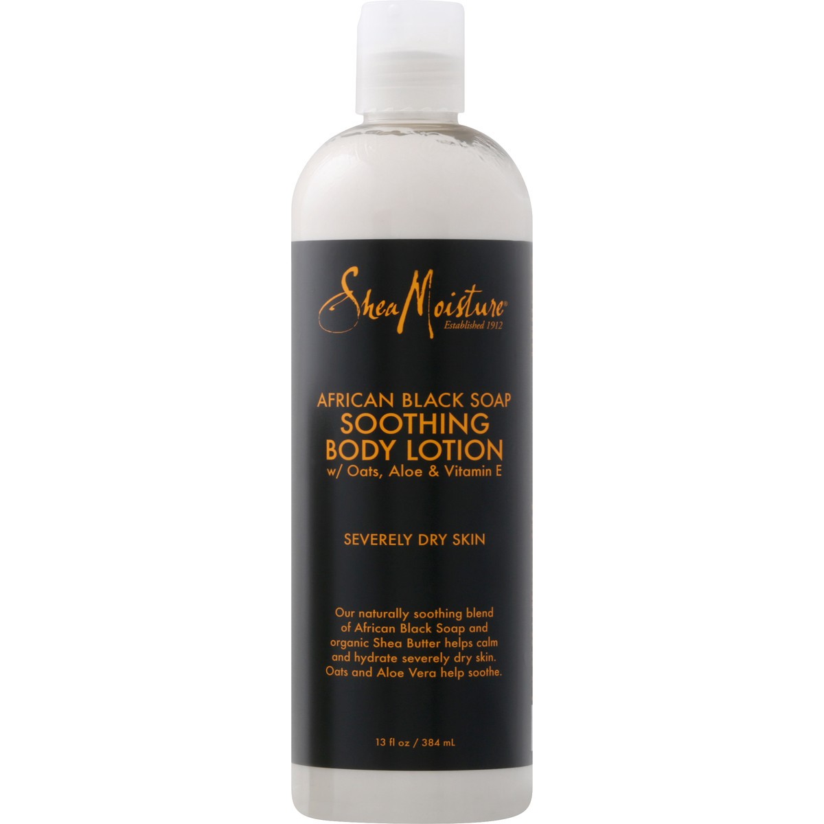 slide 2 of 8, SheaMoisture Soothing Body Lotion African Black Soap, 13 oz, 13 oz