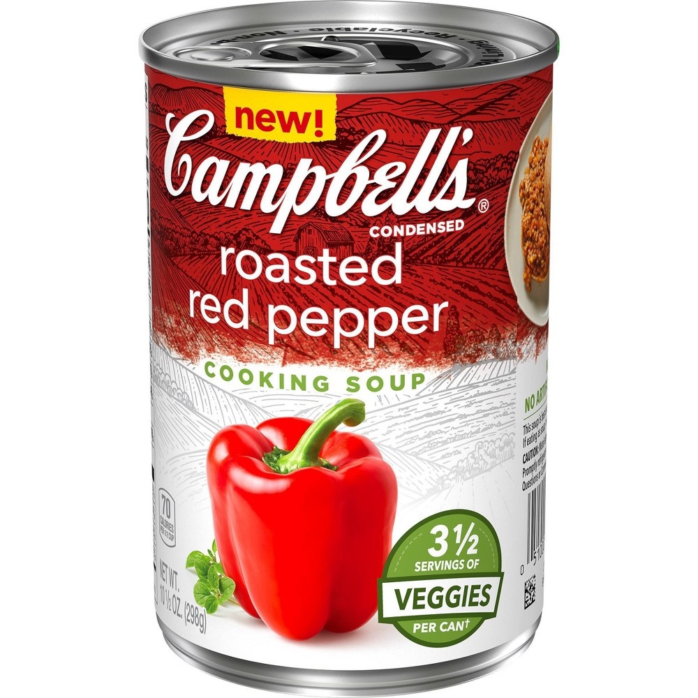 slide 3 of 6, Campbell's Condensed Roasted Red Pepper Cooking Soup, 10.5 oz