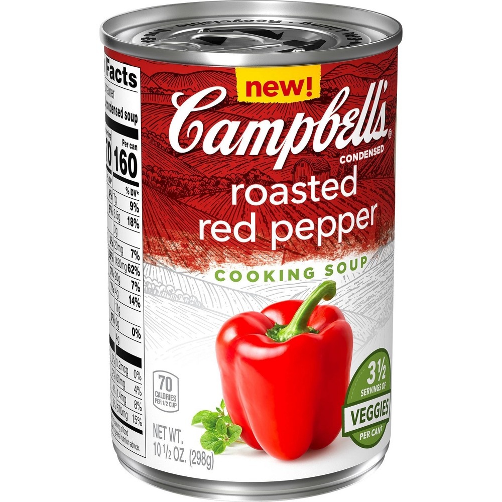 slide 4 of 6, Campbell's Condensed Roasted Red Pepper Cooking Soup, 10.5 oz