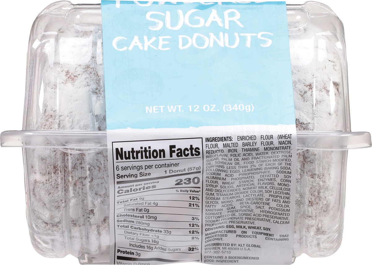 slide 10 of 11, Sabrina's Sabrinas Powdered Sugar Donuts 6Ct, 12 oz