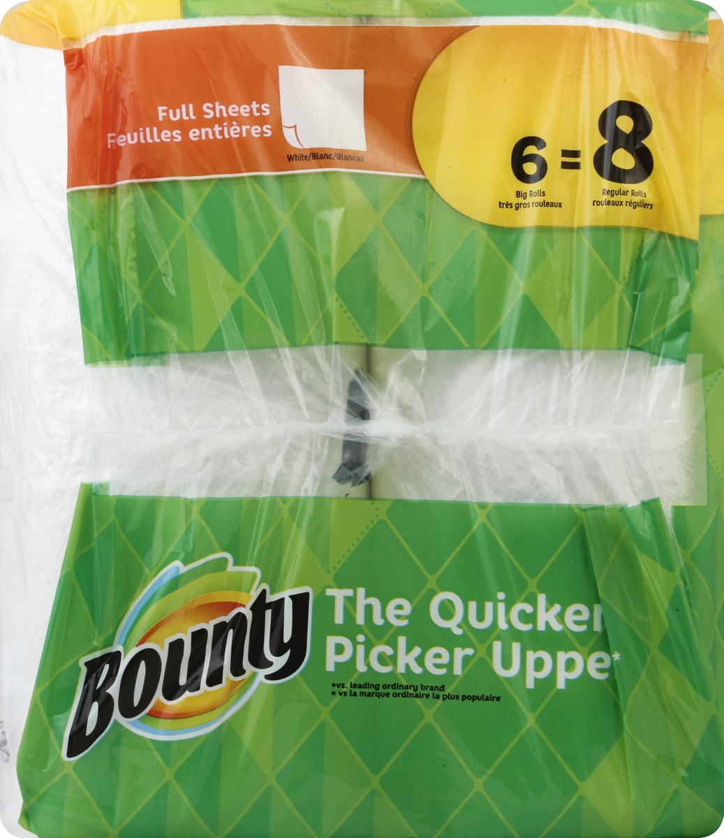 slide 3 of 5, Bounty Paper Towels, 6 ct