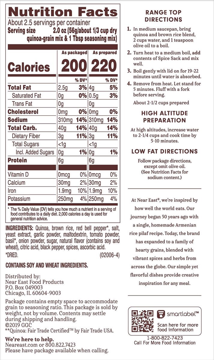 slide 3 of 6, Near East  Pasta Mix, 4.9 oz