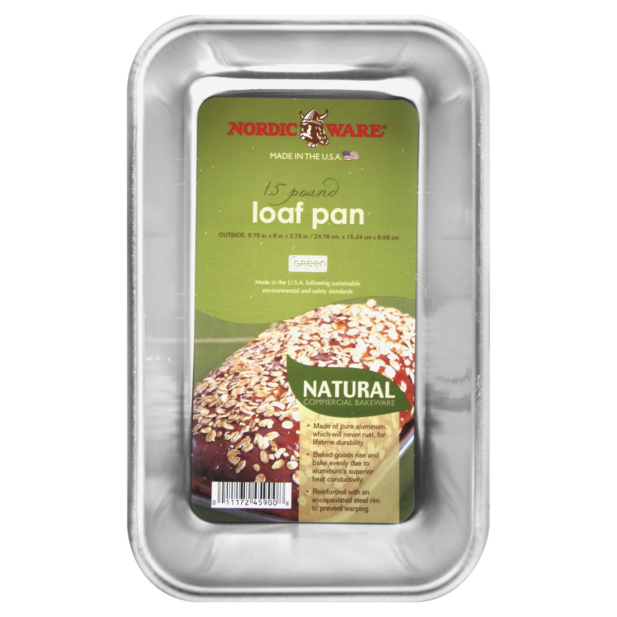 slide 2 of 4, Nordic Ware 1.5 Pound Loaf Pan 1 ea, 1 ct