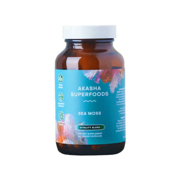 slide 1 of 1, Akasha Superfoods Sea Moss Vitality Blend, 60 ct