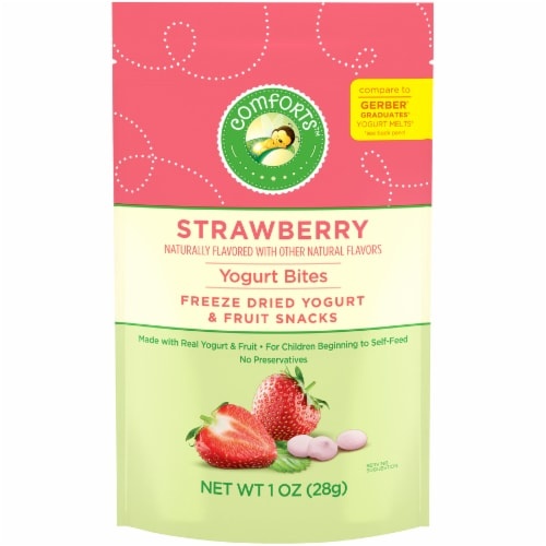 slide 1 of 1, Comforts Strawberry Yogurt Bites, 1 oz