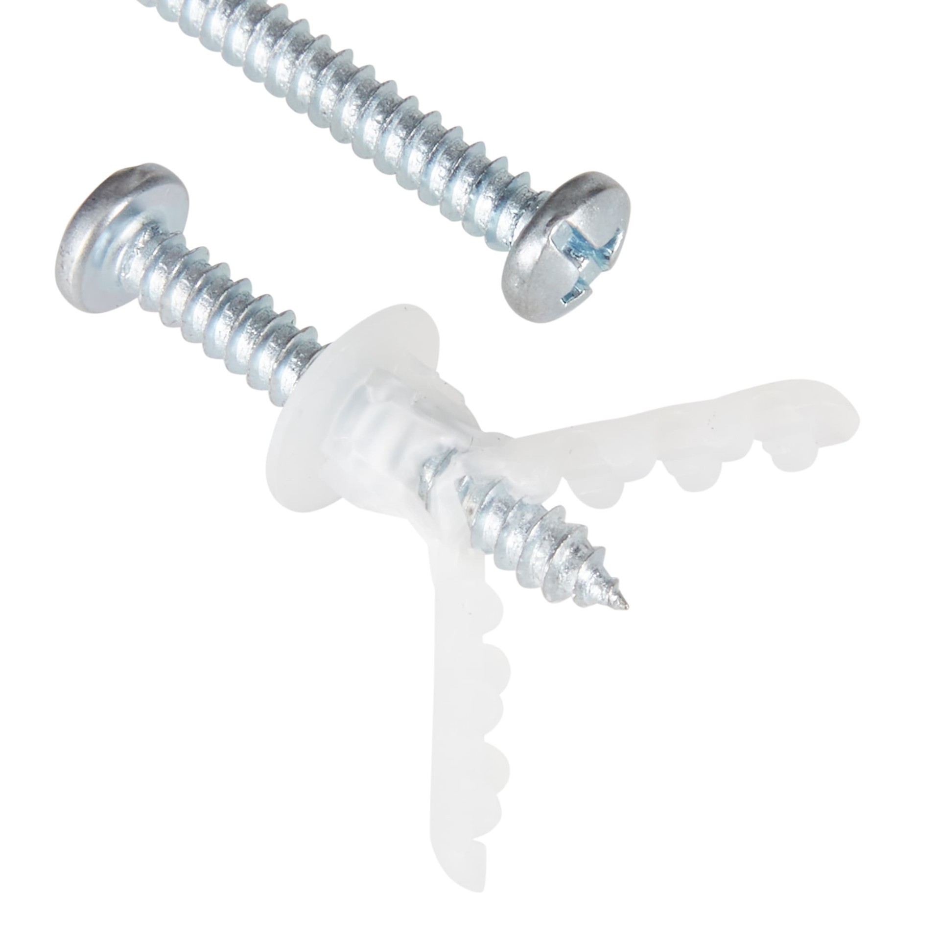 slide 2 of 6, TOGGLER 544-lb 3/16-in x 1-in Multi-Purpose Anchors with Screws Included 20 -Pack, 1 ct