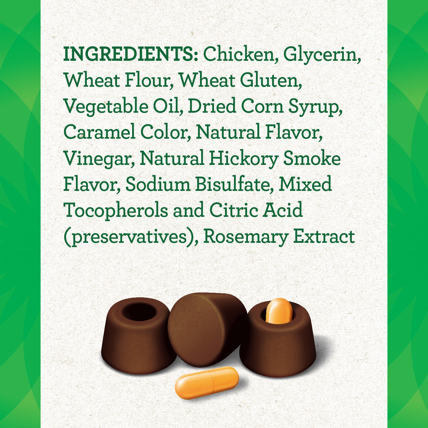 slide 3 of 5, Greenies Capsule Size Pill Pockets Hickory Smoke Flavor Beef Chewy Dog Treats - 30ct/7.9oz, 7.9 oz