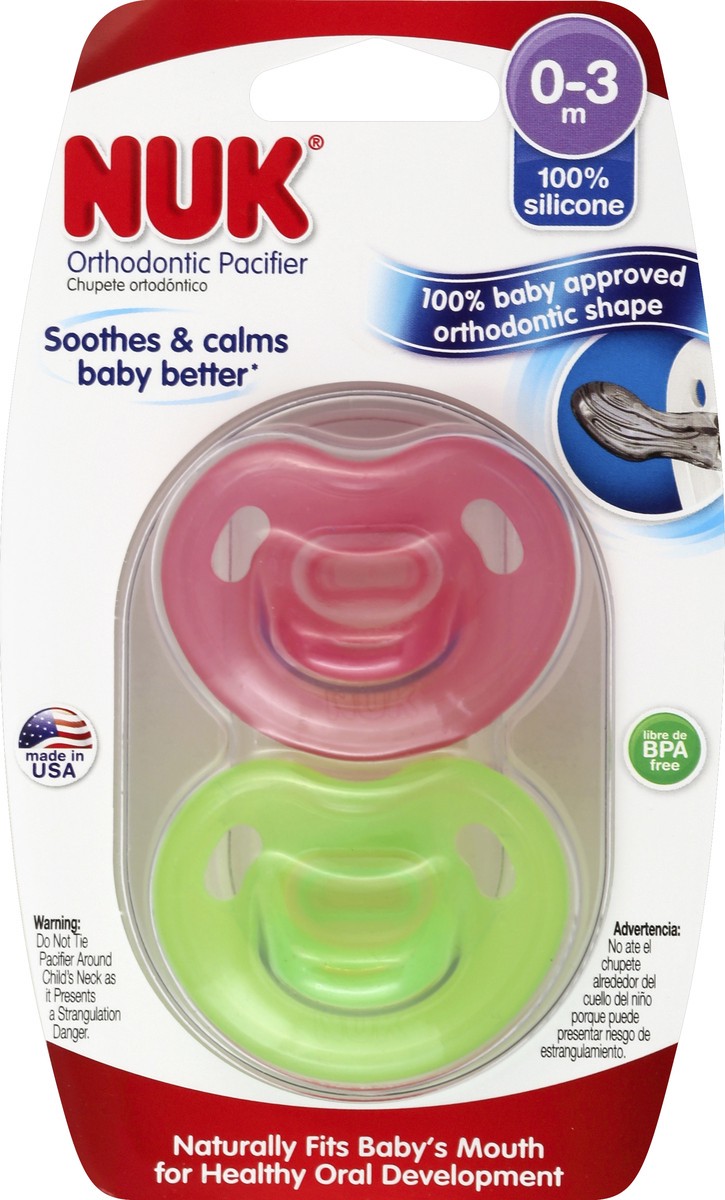 slide 2 of 2, NUK Pacifier 2 ea, 2 ct