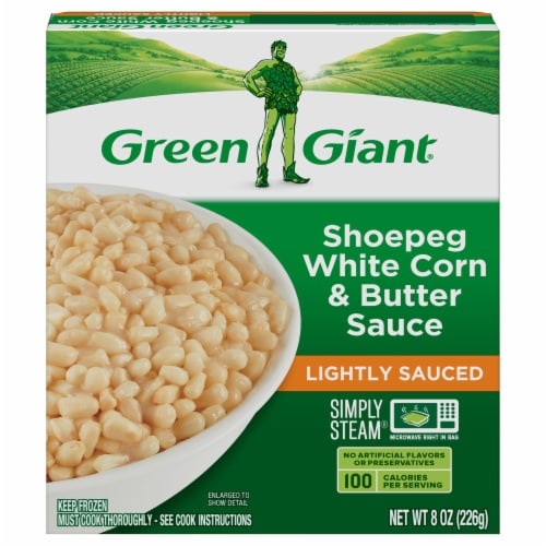 slide 1 of 1, Green Giant Bib Peg White Corn, 8 oz