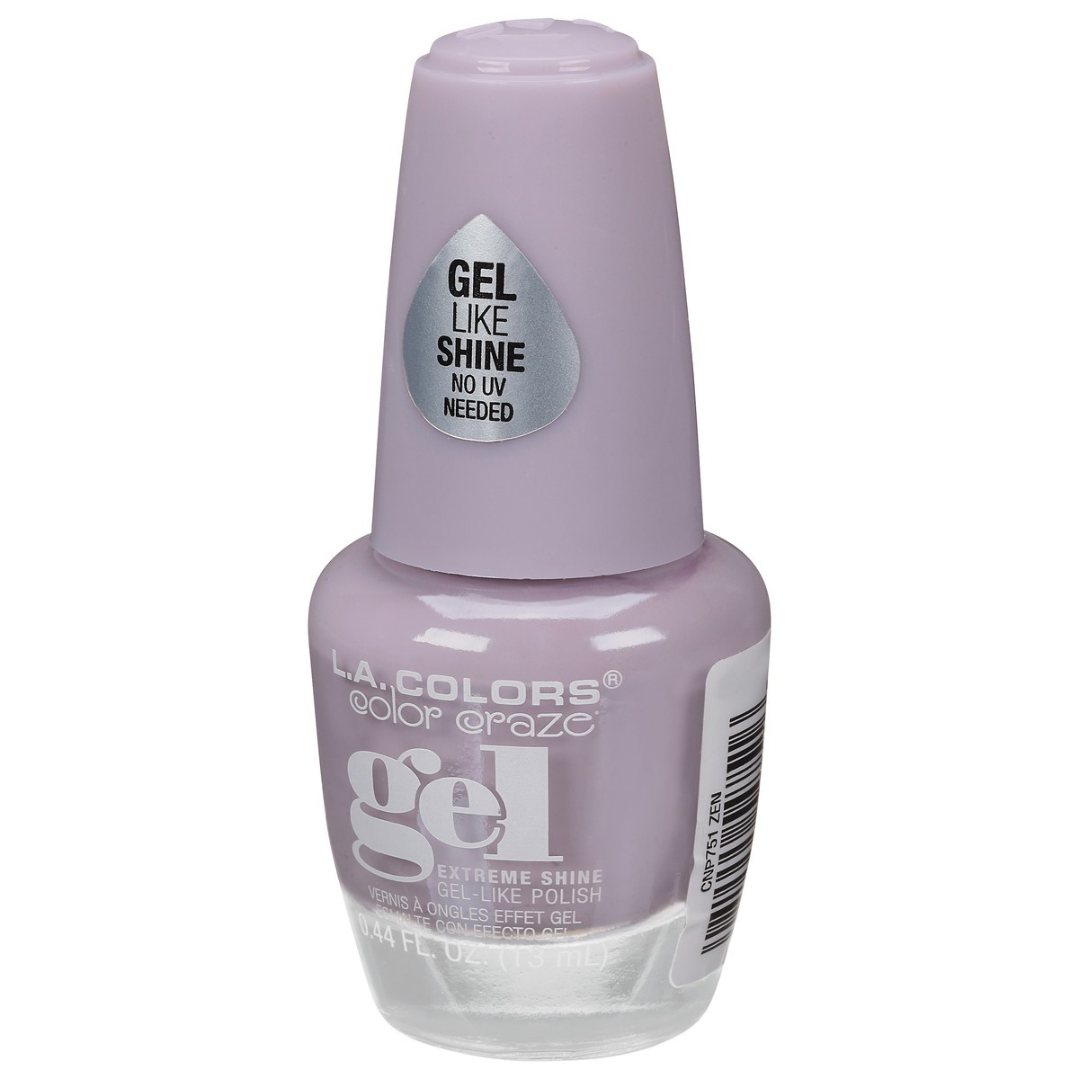 slide 2 of 10, L.A. Colors Color Craze CNP751 Zen Gel Extreme Shine Nail Polish 0.44 fl oz, 0.44 fl oz