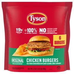 Tyson Original Chicken Burgers 32oz