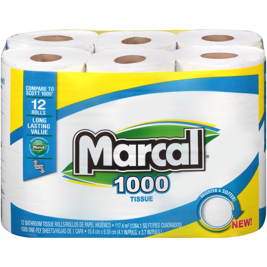 slide 2 of 7, Marcal Pride Bathroom Tissue, 12000 ct