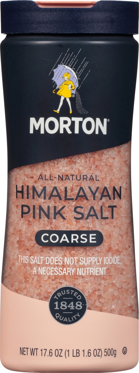 slide 1 of 8, Morton Coarse Himalayan Pink Salt 17.6 oz, 17.6 oz