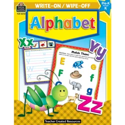 Teacher Created Materials Teacher Created Resources Write-On/Wipe-Off Book, Alphabet, Preschool