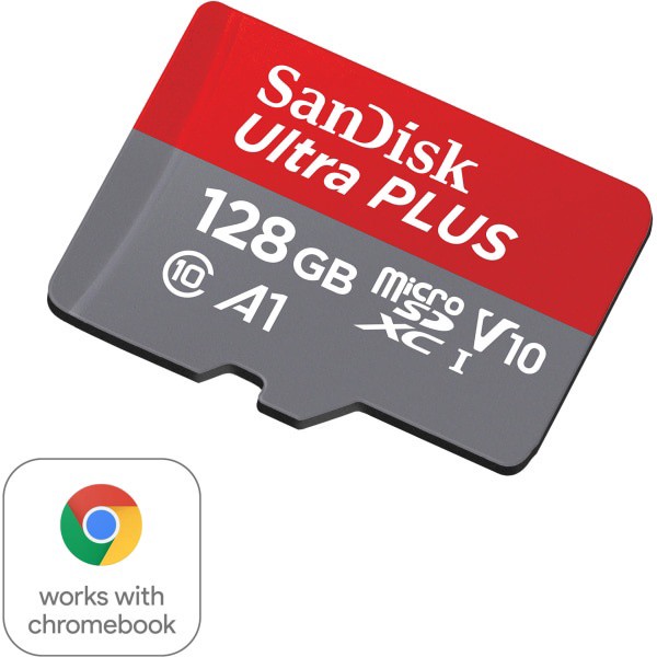 slide 2 of 4, SanDisk Ultra Plus Microsd Uhs-I Card, 128Gb, 1 ct