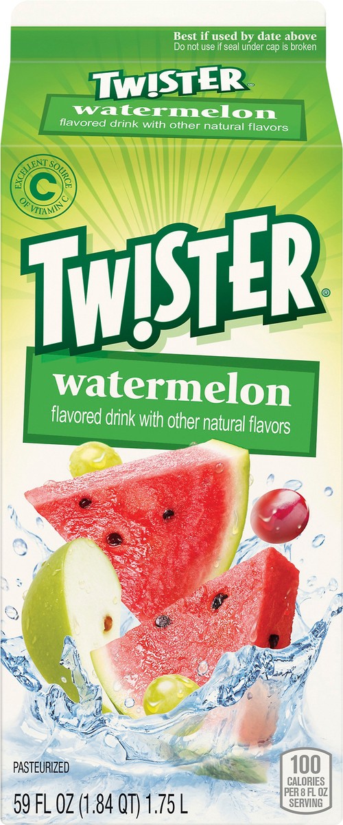 slide 12 of 14, Twister Tw!ster Flavored Drink, Watermelon- 59 fl oz, 59 fl oz