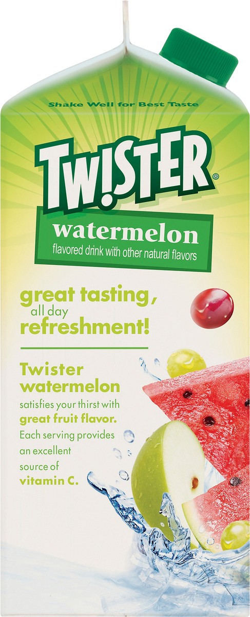 slide 6 of 14, Twister Tw!ster Flavored Drink, Watermelon- 59 fl oz, 59 fl oz