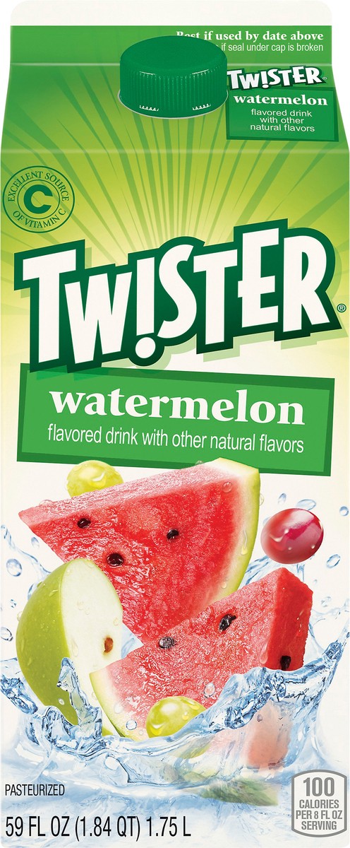 slide 10 of 14, Twister Tw!ster Flavored Drink, Watermelon- 59 fl oz, 59 fl oz