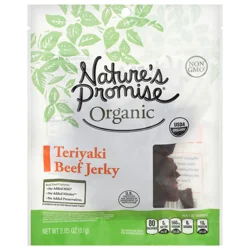Nature's Promise Organic Teriyaki 10g Protein Beef Jerky