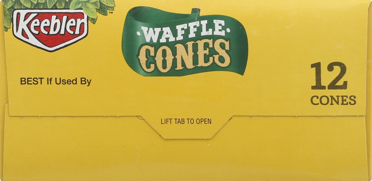 slide 9 of 9, Keebler Waffle Cones 12 ea, 12 ct