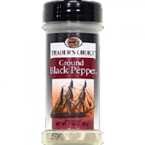 slide 1 of 1, Trader's Choice Fine Ground Black Pepper, 2.15 oz