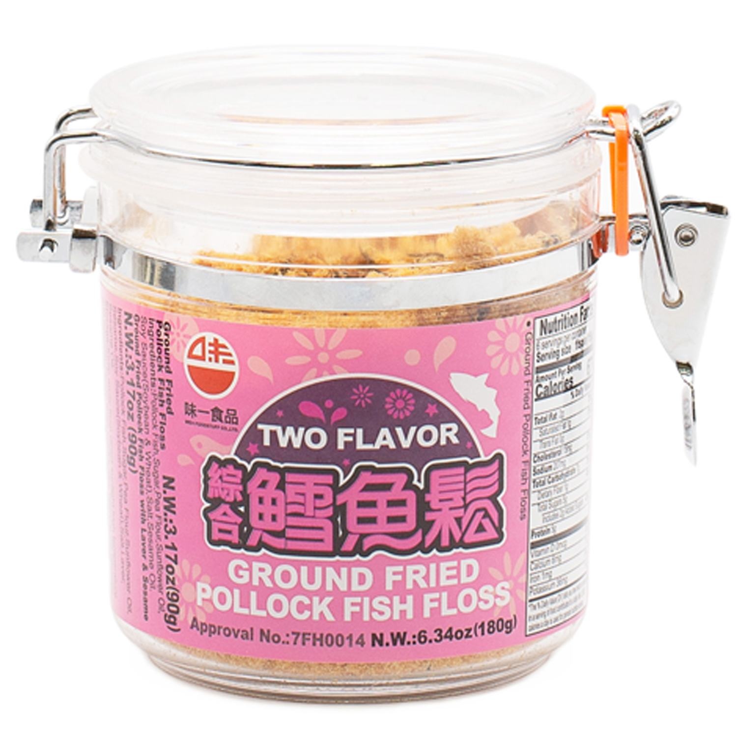 slide 1 of 1, Wei-I Greend Fried Pollock Floss, 180 gram