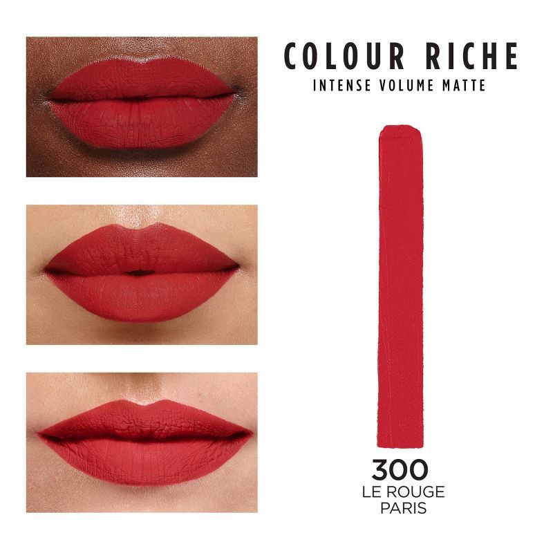 slide 2 of 7, L'Oreal Lorl Cr Vol Mtte Le Rouge Paris, 1 ct