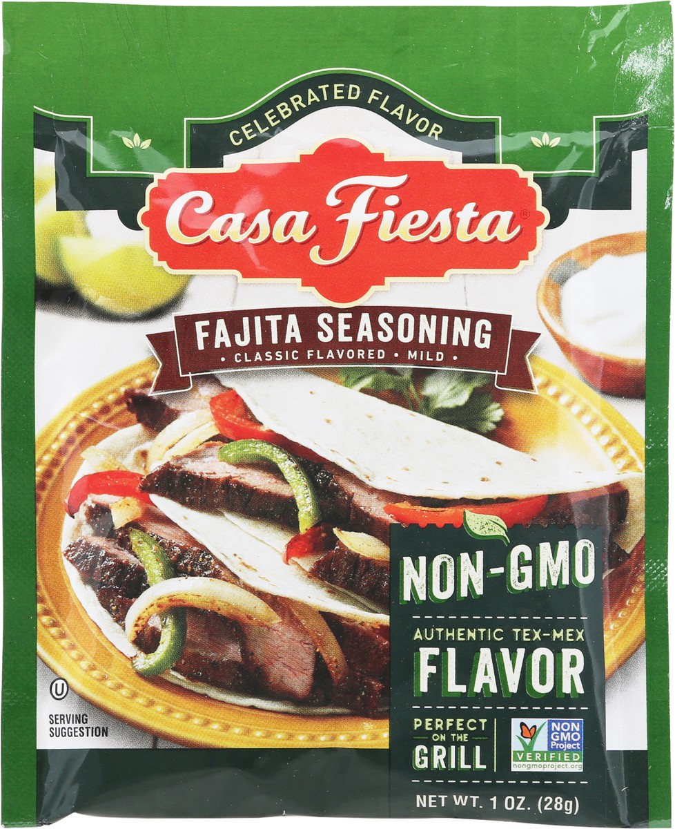 slide 8 of 14, Casa Fiesta Fajita Seasoning, 1 oz