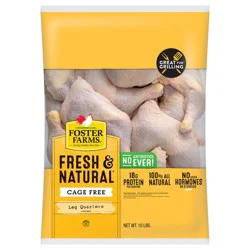Foster Farms Chicken Leg Quarters - 10 LB