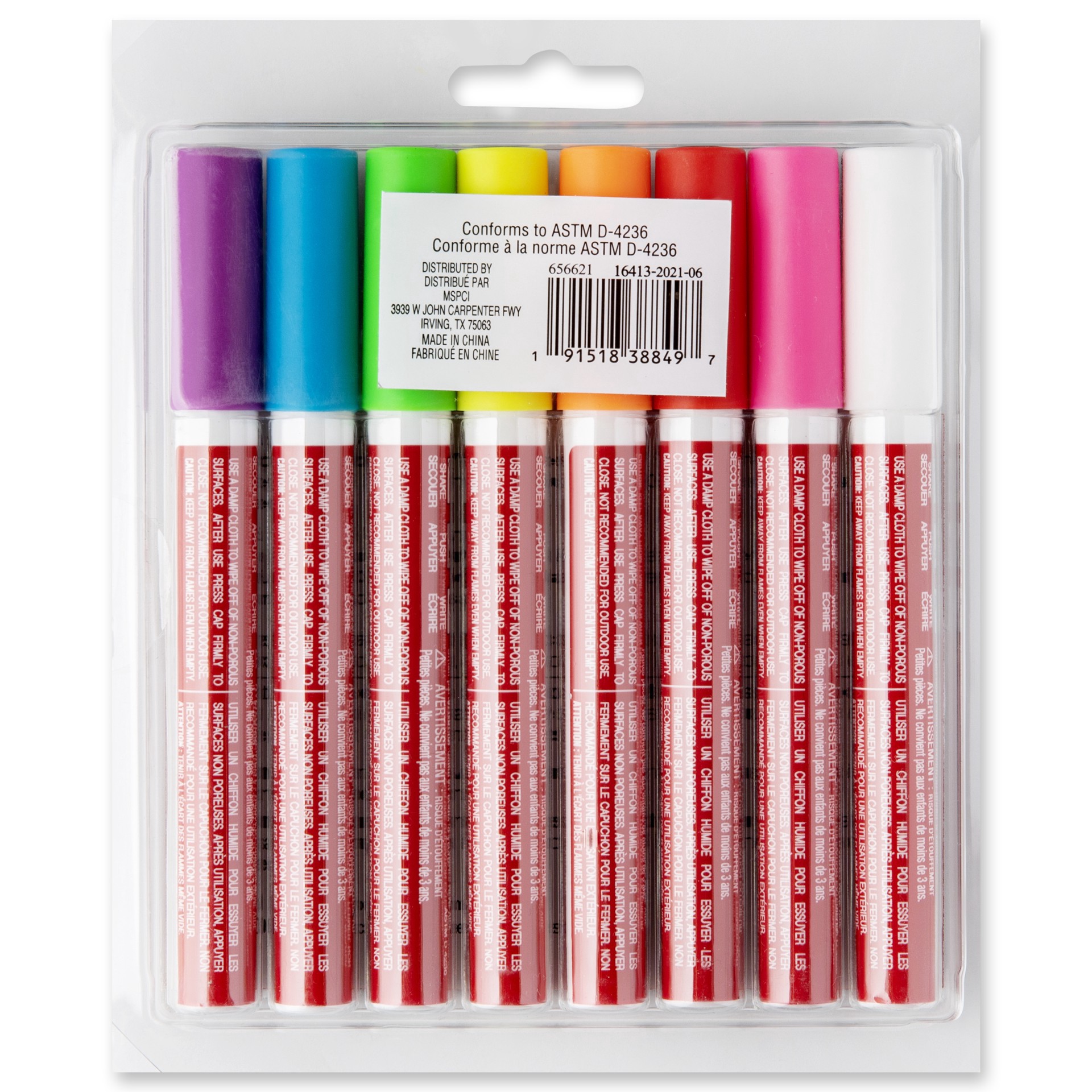 slide 3 of 13, Fluorescent Medium Tip Chalk Marker Set By Craft Smart, 1 ct