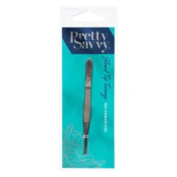 Pretty Savvy Stainless Steel Slant Tip Tweezer