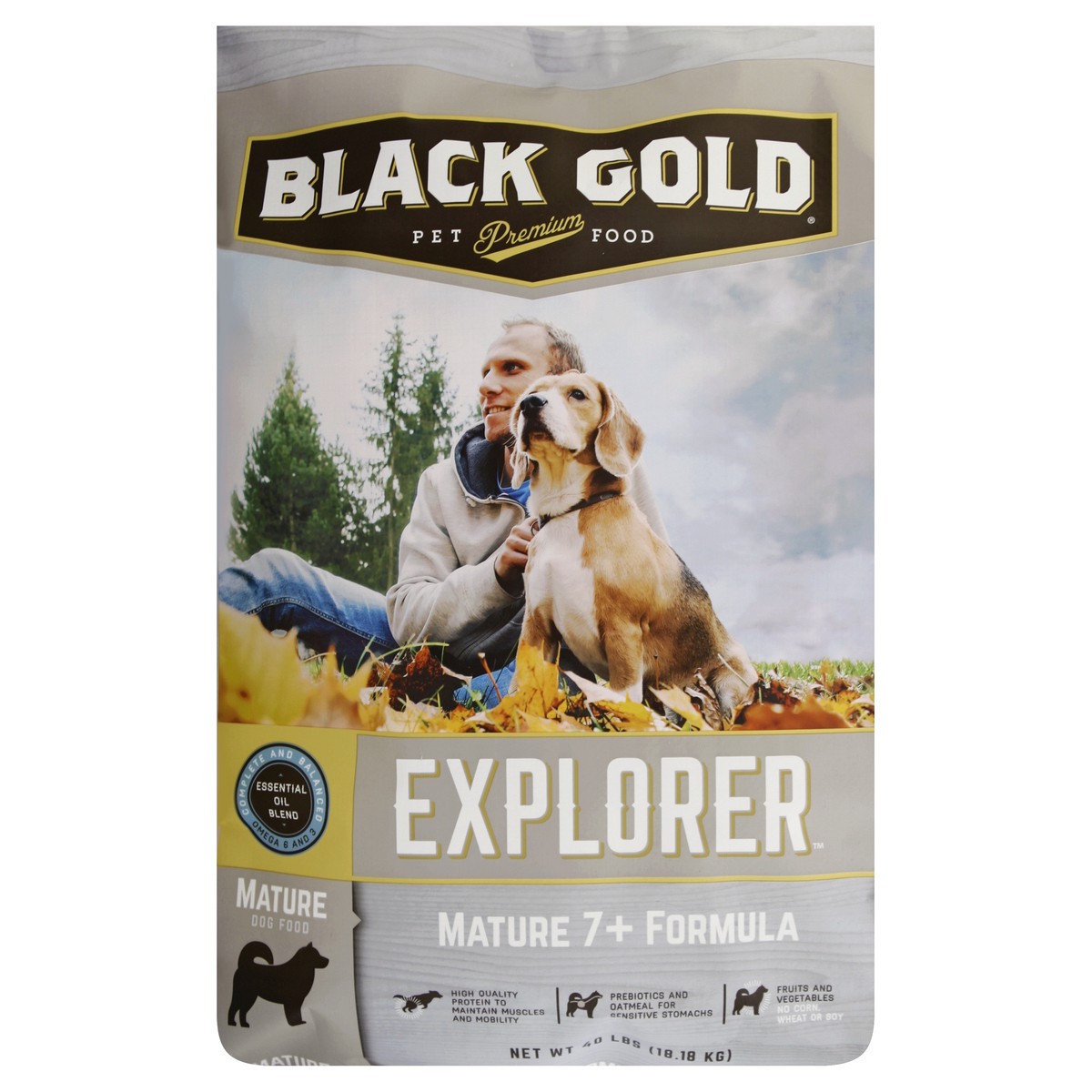 slide 5 of 8, Black Gold Dog Food 40 lb, 40 lb
