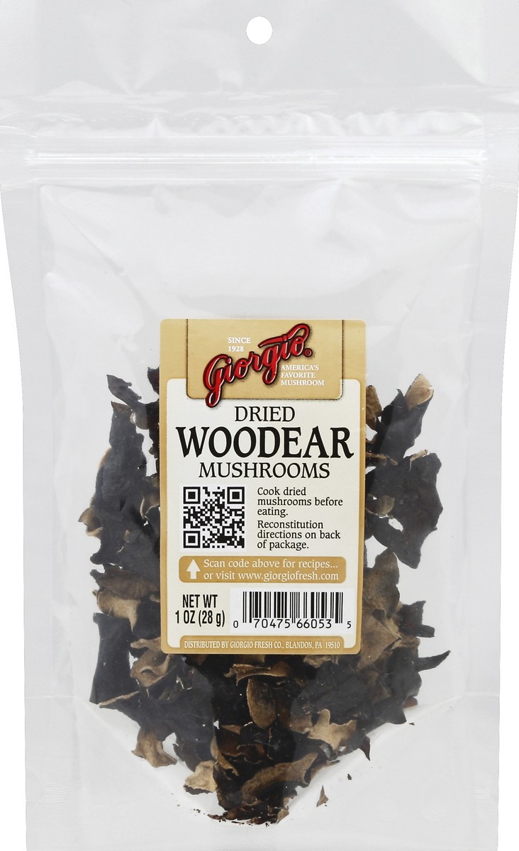 slide 2 of 2, Giorgio Dried Woodear Mushroom, 1 oz