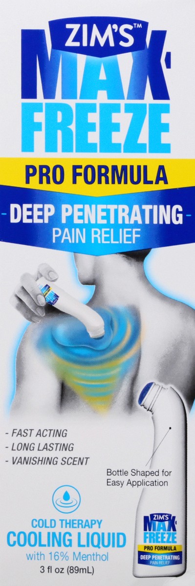 slide 1 of 9, Zim's Max Freeze Pro Formula Deep Penetrating Pain Relief 3 oz, 3 oz