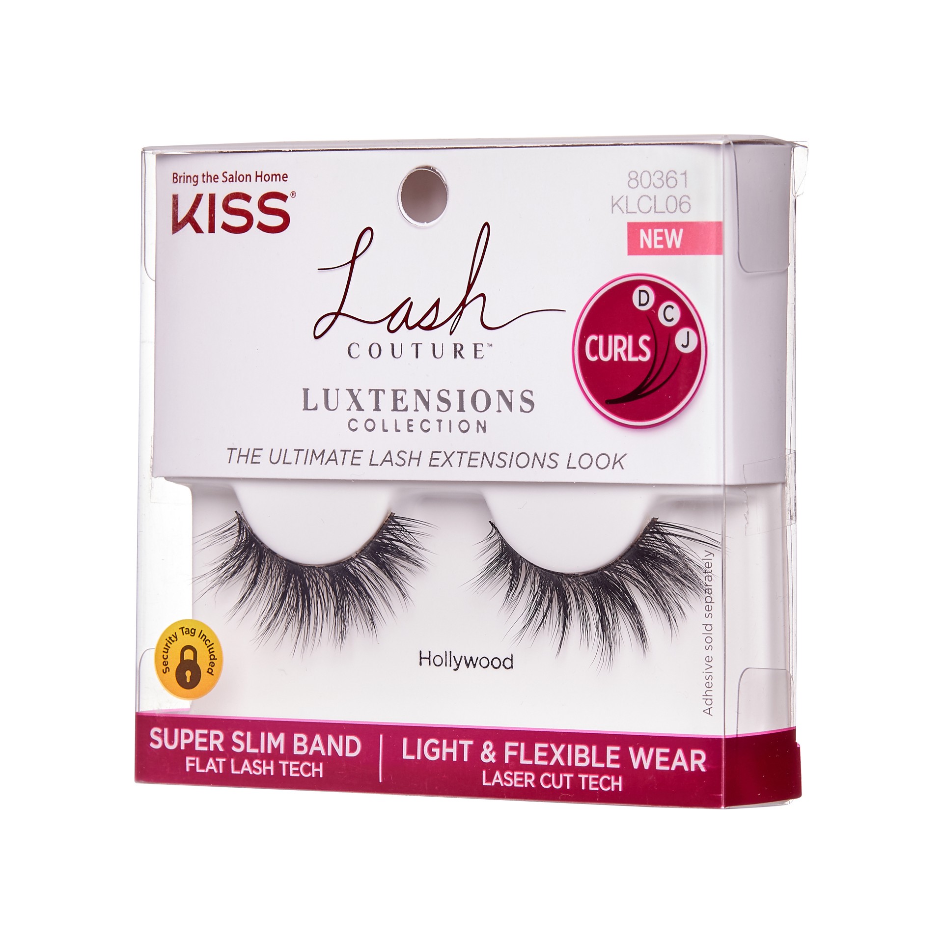 slide 3 of 5, KISS Lash Couture LuXtensions Strip Lashes, ‘Hollywood'', 1 Pair, 1 ct