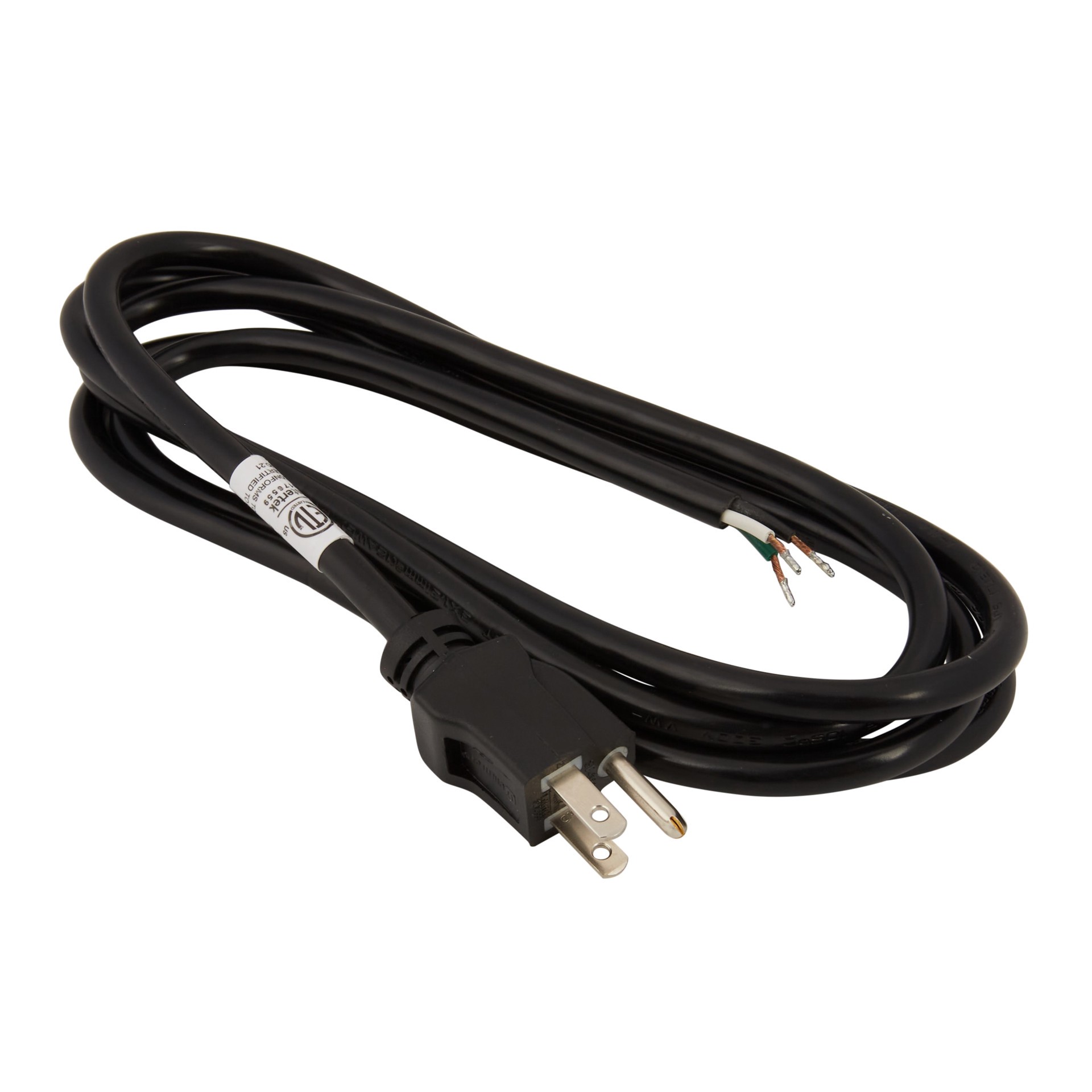 slide 1 of 6, Utilitech Workshop 8-ft 16 / 3 3 Prong Black Indoor SJT Light Duty General Extension Cord, 1 ct