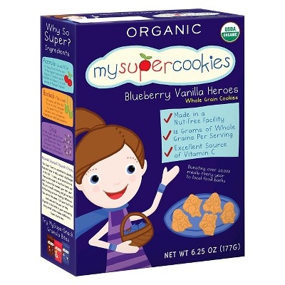 slide 1 of 4, MySuperFoods MySuperCookies Blueberry Vanilla Heroes Cookies, 6.25 oz