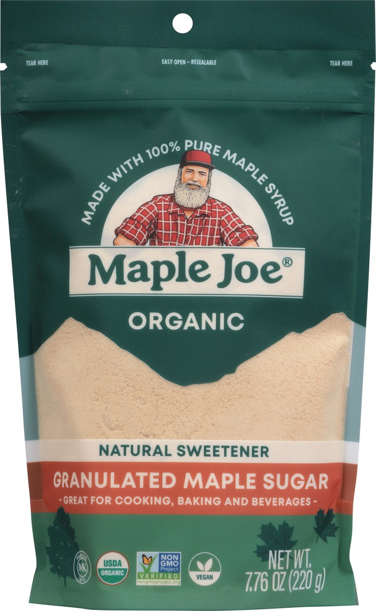 slide 9 of 13, Maple Joe Organic Granulated Maple Sugar 7.76 oz, 