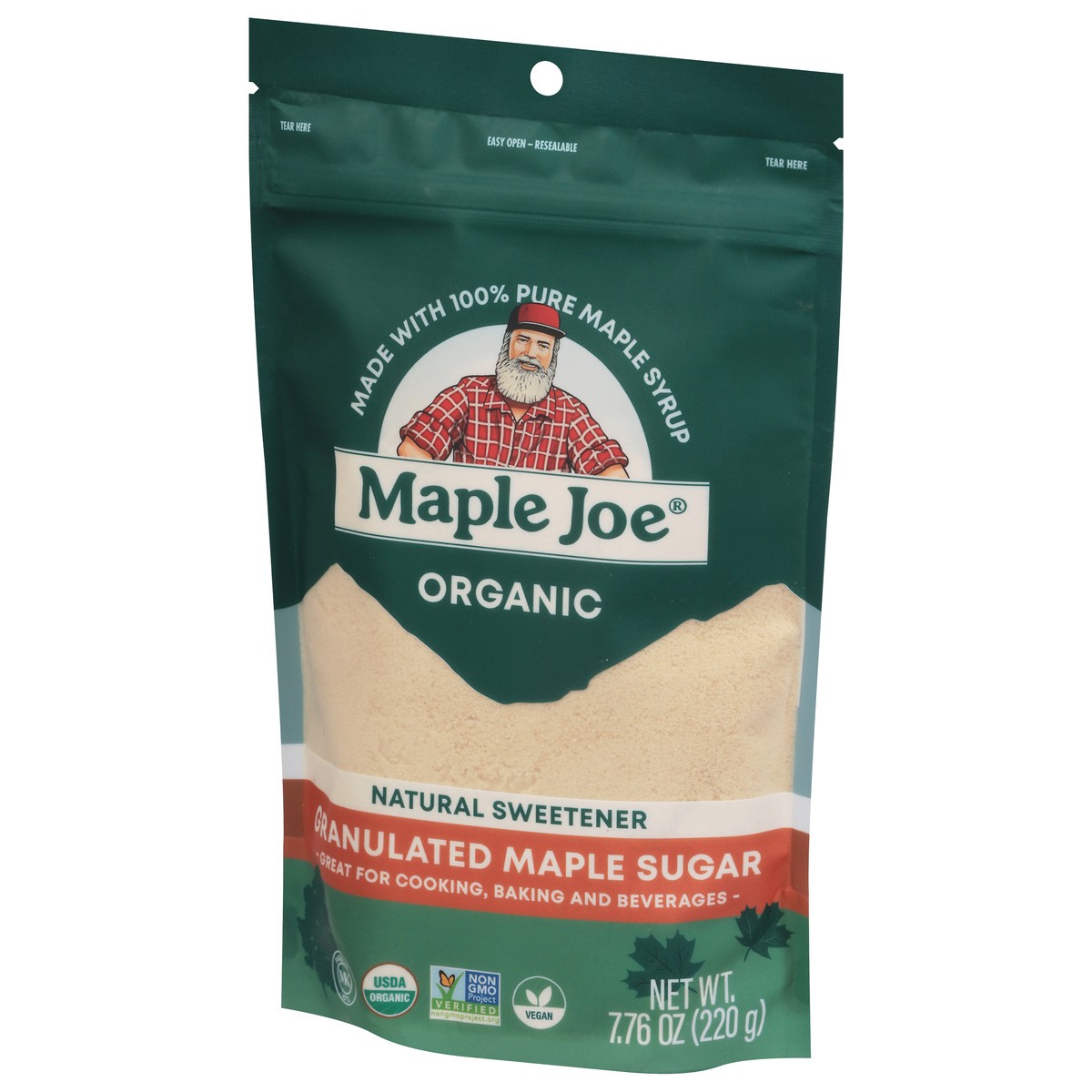 slide 13 of 13, Maple Joe Organic Granulated Maple Sugar 7.76 oz, 