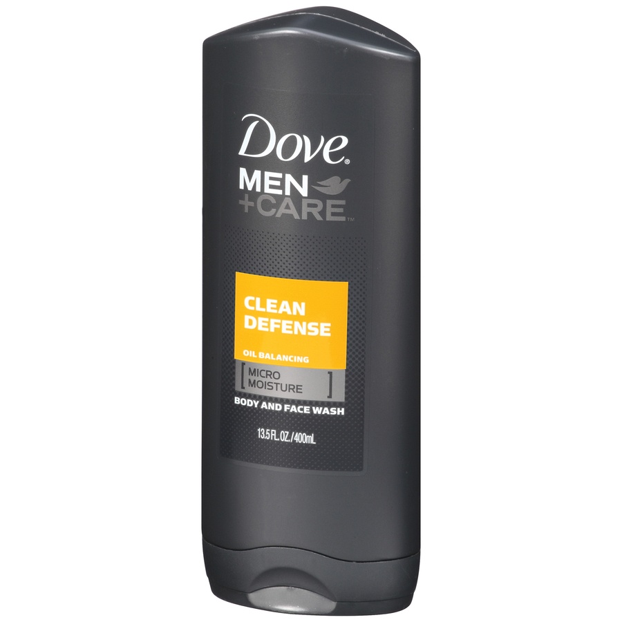 slide 2 of 3, Dove Men+Care Clean Defense Body And Face Wash, 13.5 oz