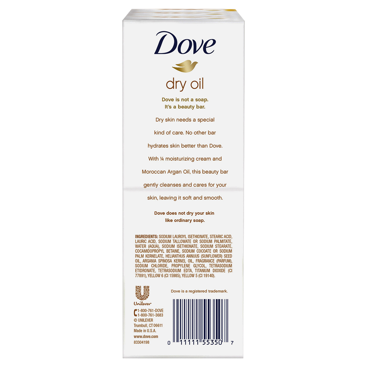 slide 2 of 5, Dove Dry Oil Beauty Bar with Argan Oil, 6 ct