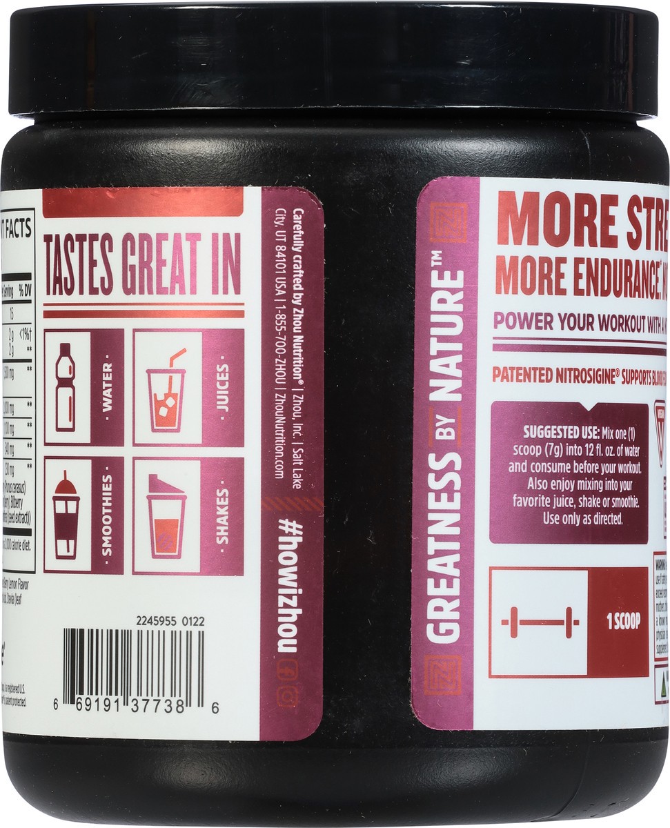 slide 7 of 9, Zhou Lite Up Pre Workout, 7.5 oz